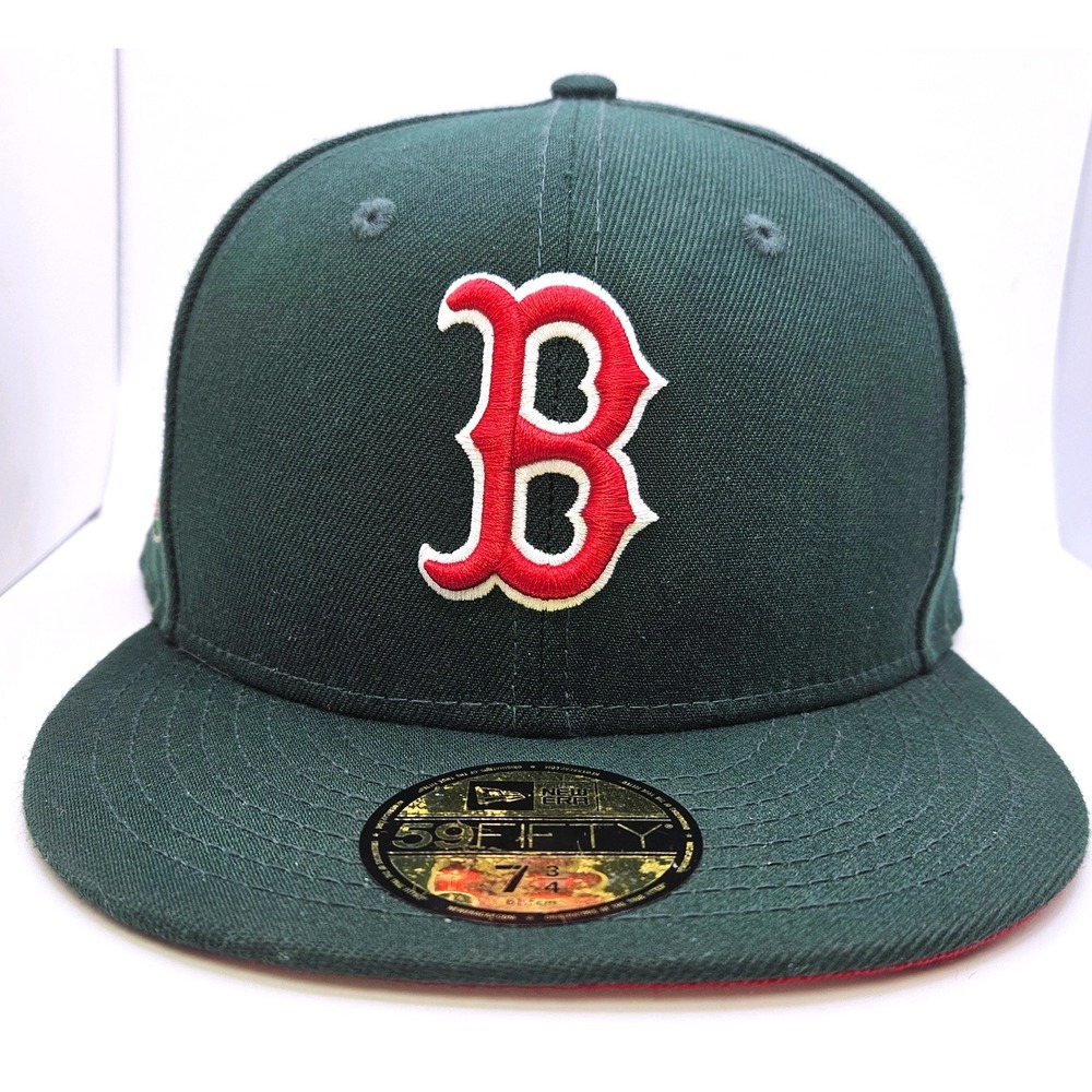 New Era 59FIFTY Boston Red Sox Hat 7 3/4 Green 1999 All Star Game Patch MLB Cap